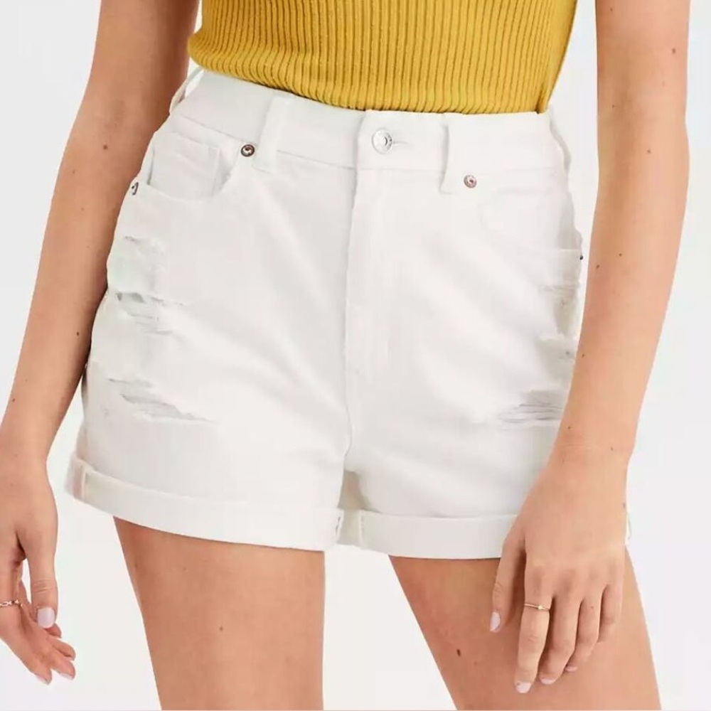 American Eagle NWOT denim curvy mom shorts